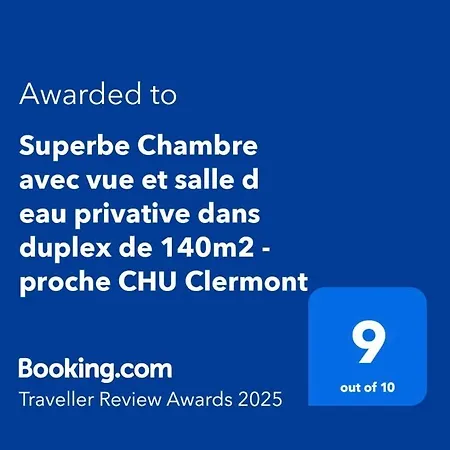 Superbe Avec Vue Et Salle D Eau Privative Dans Duplex De 140m2 - Proche Chu Clermont